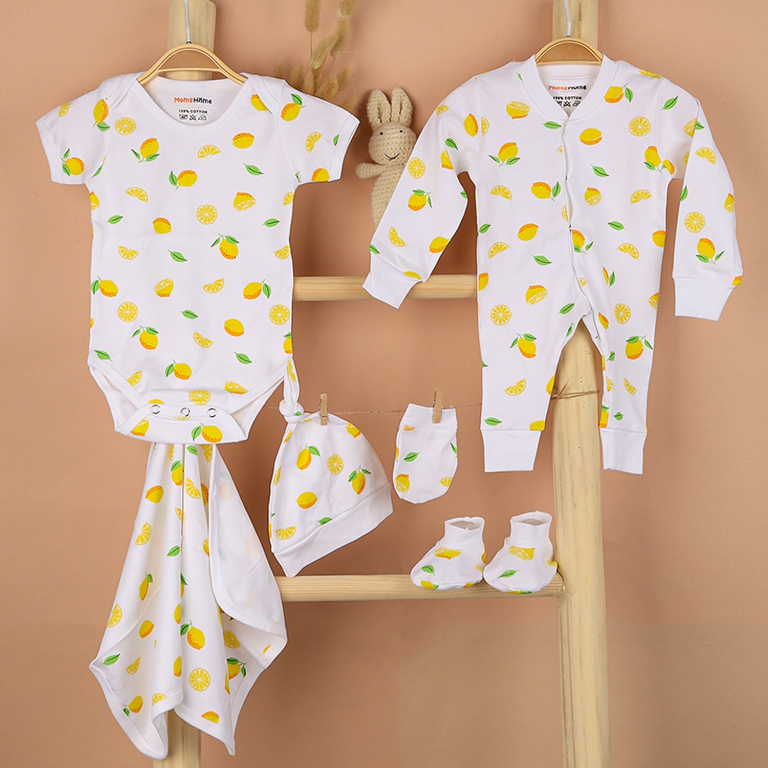 Baby Boy Baby Lemon Clothes Romper Suit Baby Boy Muslin Romper