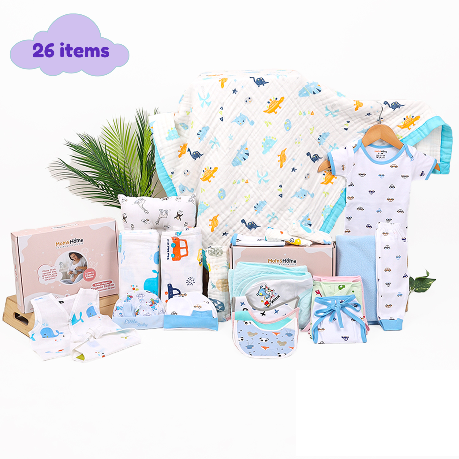 Baby Essential Gift set Blue 26 Item - Main Image