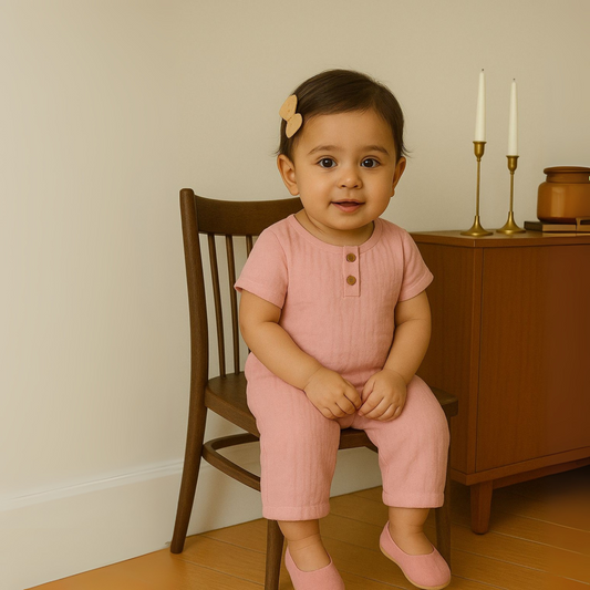 T-Shirt & Pant Co-ord Set for Kids | Elegant & Comfortable Summer Wear | Organic Cotton Clothing Set | Pack of 1