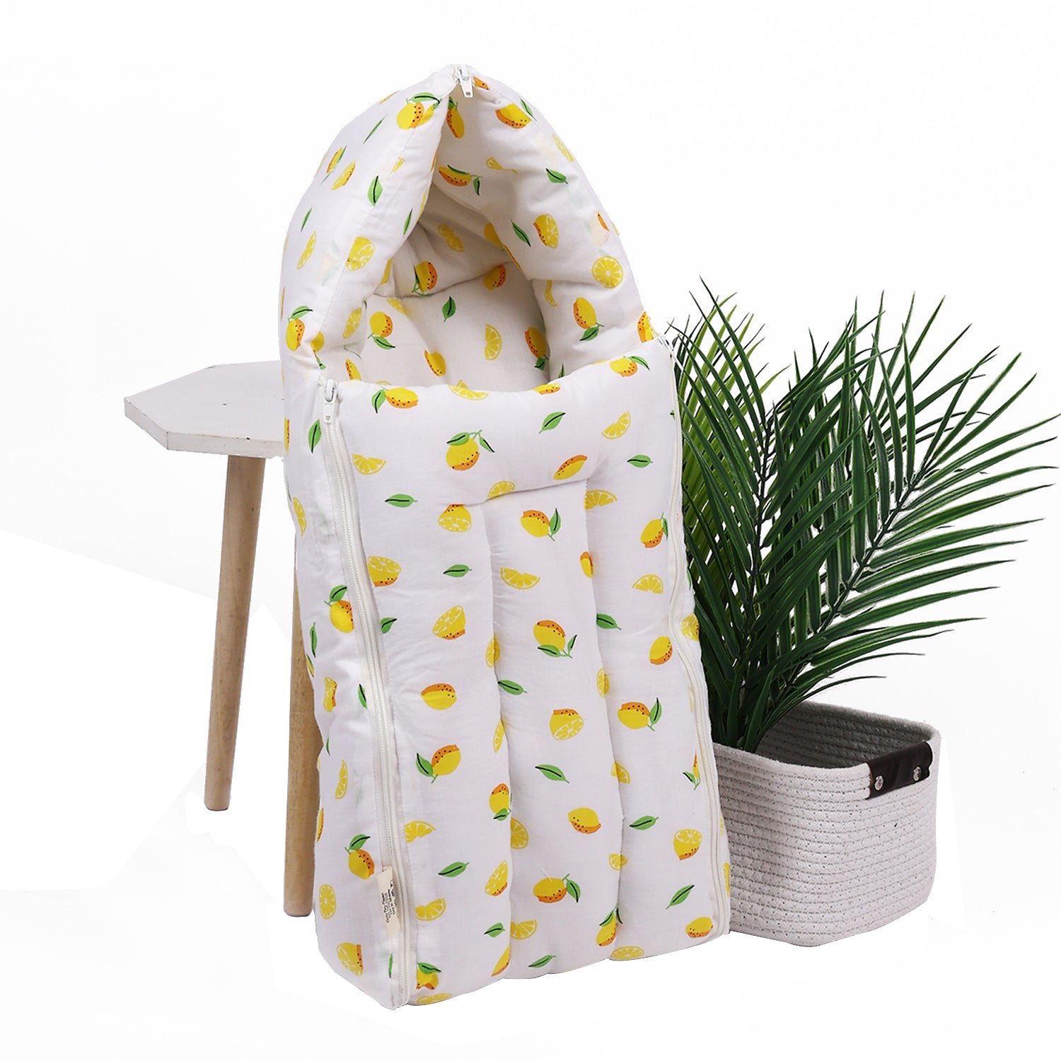 Organic Cotton Muslin Baby Sleeping Cum Carrying Nest Bag 0-3 Months