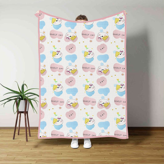 Organic Cotton 6 Layer Muslin Blanket | Super Soft Cotton Kids Blanket | 140X200 CM | 5-15 Years | Pack of 1