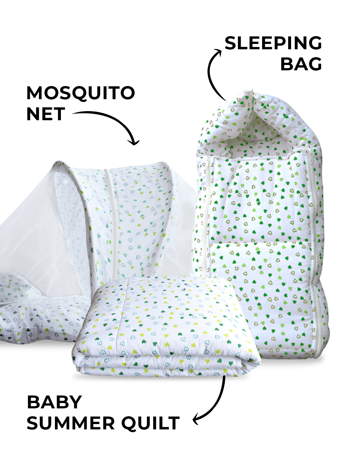 Moms Home Baby Unisex Organic Cotton Mosquito Net, Quilt Sleeping Be
