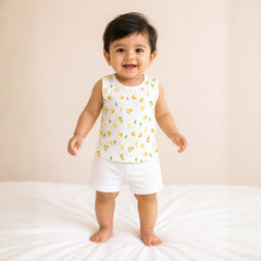 Baby Vest for Boys & Girls | Organic Cotton Baby Top For Newborns, Infants & Toddlers | Pack of 1