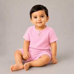 Organic Cotton Kids Co-Ord Set | T- Shirt & Short | Pack of 2
