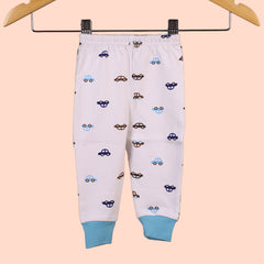 Baby Cotton Snug Soft Pants | Baby Pyjama | Car | 0-3 Months | Pack of 1