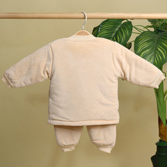 Winter Warm Full Sleeve Co-ord Sets For Baby | Cotton Baby Clothing Set | Dino | Set of 1