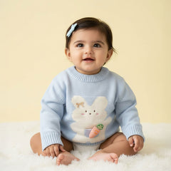 Winter Warm Woollen Full Sleeve Sweater For Baby | Bunny | Pack of 1