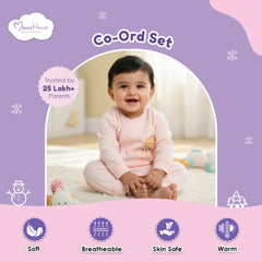 Winter Warm Full Sleeve Co-ord Sets For Baby | Cotton Baby Clothing Set | Set of 1