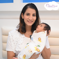 Baby Muslin Swaddle | 100x100 CM | Pack of 1 | Lemon