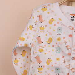 Organic Cotton Baby Full & Half Sleeve Onesie | Tweety | Pack of 2