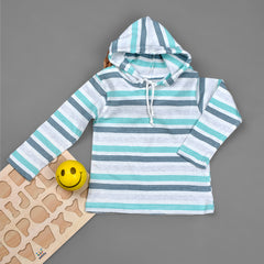 Baby Hoody Top - Stripe- Pack of 2