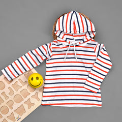 Baby Hoody Top - Stripe- Pack of 2