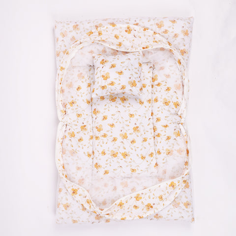 Organic Cotton Muslin Foldable Mosquito Net Bedding | Bloom