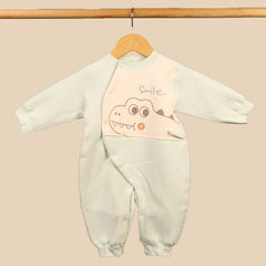 Organic Cotton Full Body Romper For Baby | Whale | Pack of 1