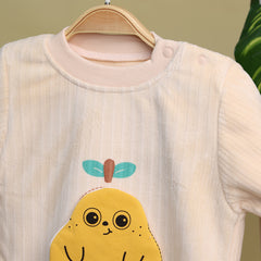 Winter Warm Full Sleeve Co-ord Sets For Baby | Cotton Baby Clothing Set | Pear | Set of 1