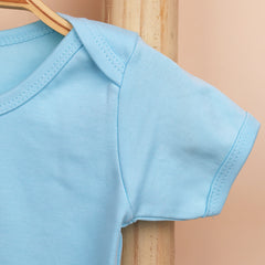 Organic Cotton Baby Half Sleeve Onesie | Galaxy & Blue  | Pack of 2