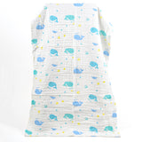 Baby Super Soft Absorbent Muslin  6 Layer Bath Towel - 60X120 cm- Printed Mix Design