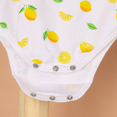 Baby Organic Cotton Onesie | Lemon | Pack of 1