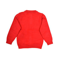 Organic Cotton Unisex Baby Winter Sweaters - Red
