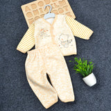 Baby Organic Cotton Baby Full Length Winter Warm Suit | 0-3 Months | Brown