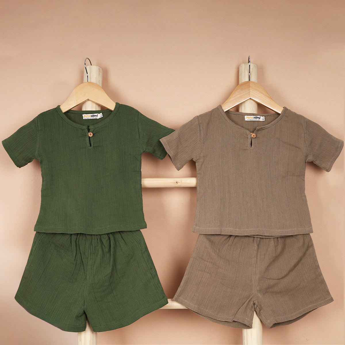 Organic Cotton Kids Co-Ord Set | T- Shirt & Short | Pack of 2