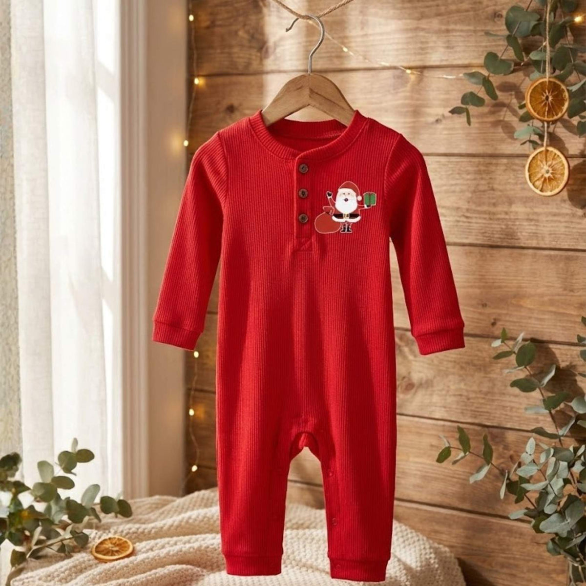 Organic Cotton Full Bodysuit / Baby Romper | Newborn Clothing | 0-3 Months | Pack of 1