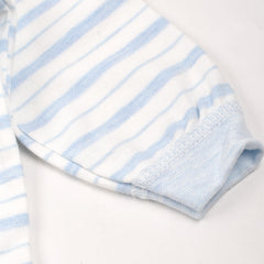 Baby's Warm Unisex Cotton Suit Set - 1 Pajama and 1 Shirt - Blue