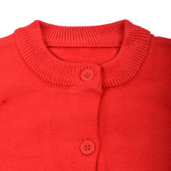 Organic Cotton Unisex Baby Winter Sweaters - Red