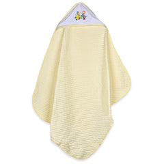 Moms Home Designer Ultra Soft Cotton Baby Hooded Bath Towel | Pack Of 2
