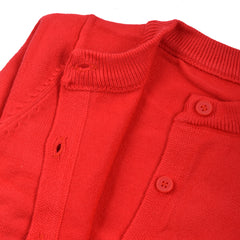 Organic Cotton Unisex Baby Winter Sweaters - Red