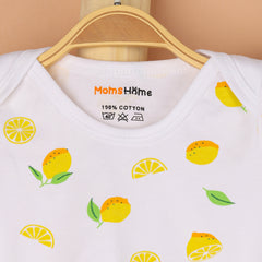 Baby Organic Cotton Onesie | Lemon | Pack of 1