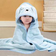 Designer Hooded Bath Towel | Blue