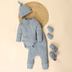 Baby Essential Gift Set | Baby Clothing Gift Combo | New Born Baby Clothing Set | Pack of 5