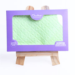 Ultra Soft Cotton Baby Hooded Towel  - Green - 70x70 cm ( 0-3 Months )
