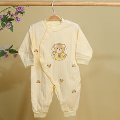 Organic Cotton Full Body Romper For Baby | Bear | Pack of 1