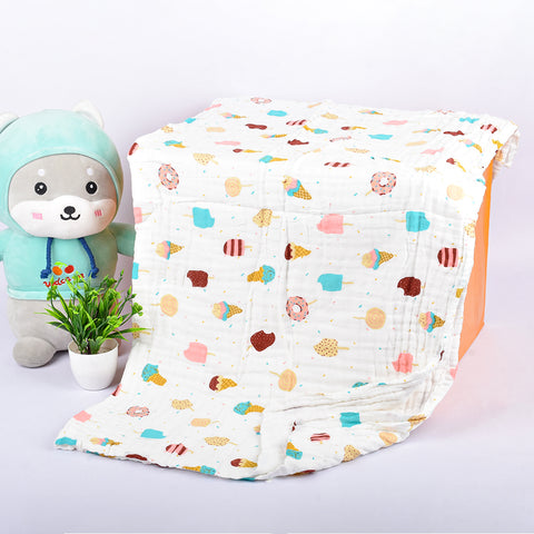 Baby Muslin 6 Layer Towel- 60X120 CM | 0-3 Years | Buy 1 Get 1 Free