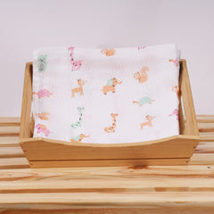 Mom's Home Organic Cotton Baby Muslin Cloth Swaddle | 0-12 Months (Pack of 5)