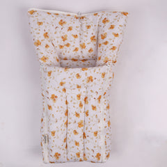 Organic Cotton Muslin Baby Sleeping Cum Carrying Nest Bag |  0-3 Months | Bloom