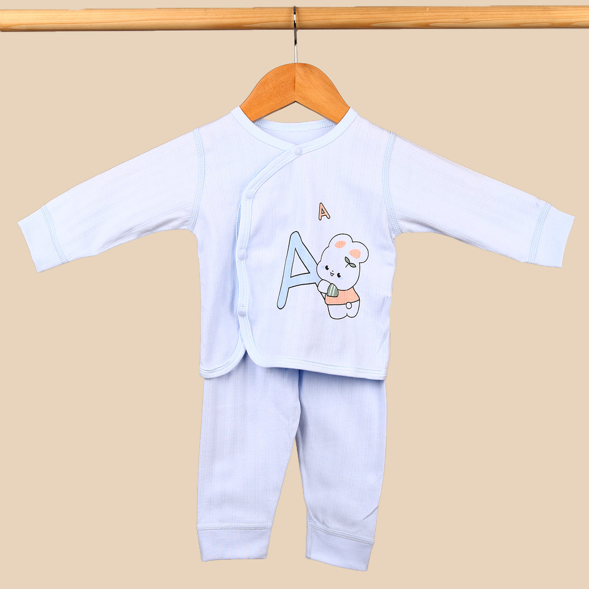 Winter Warm Full Sleeve Co-ord Sets For Baby | Cotton Baby Clothing Set | 0-6 Months | Set of 1