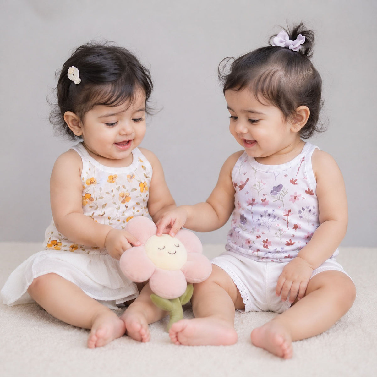 Baby Organic Cotton Knot type Jhabla | Buy 1 Get 1 Free