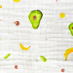 Baby Muslin 6 Layer Wash Towel- 100X100 CM - (0-3 Years) Pack Of 1 Avocado