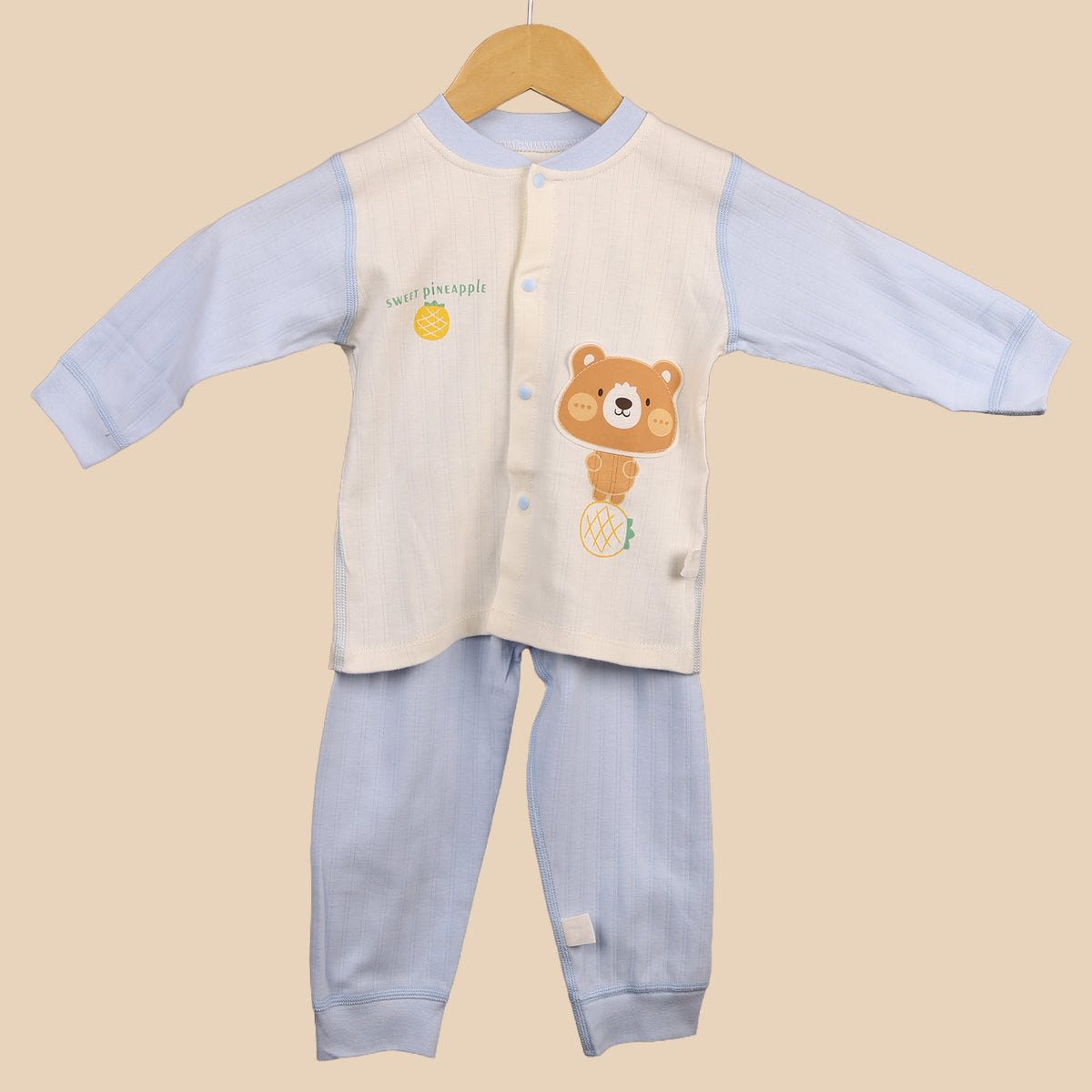 Winter Warm Full Sleeve Co-ord Sets For Baby | Cotton Baby Clothing Set | 6-18 Months | Set of 1