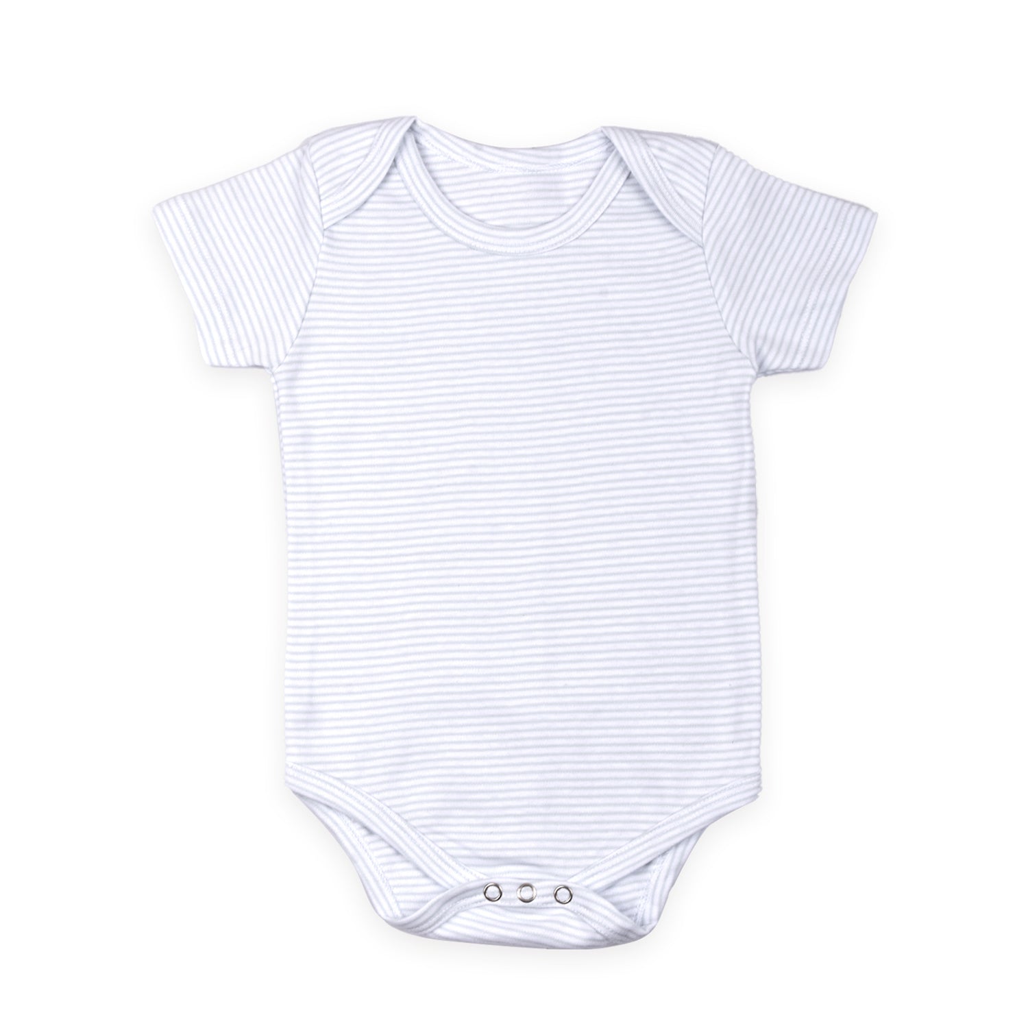 Moms Home Baby Soft Organic cotton Unisex  Onesie Pack of 2 - Blue Stripped & Pink Stripped - 0-3 Months