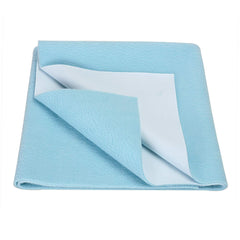 Baby Waterproof Protector Dry Sheet for new born - Medium- Pack of 1 ( 70x100 cm ) Blue