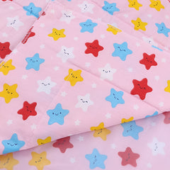 Baby Diaper changing Mat/ Sleeping Mat-4 Sheets| 0- 6 Months | Mixed - Pink
