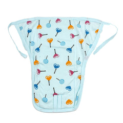 Mom's Home Baby Unisex Printed Cotton Cushioned Nappies Combo-Pack of 3 Mix Design(0-3 Months)