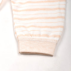 Baby's Warm Unisex Cotton Suit Set - 1 Pajama and 1 Shirt - Peach