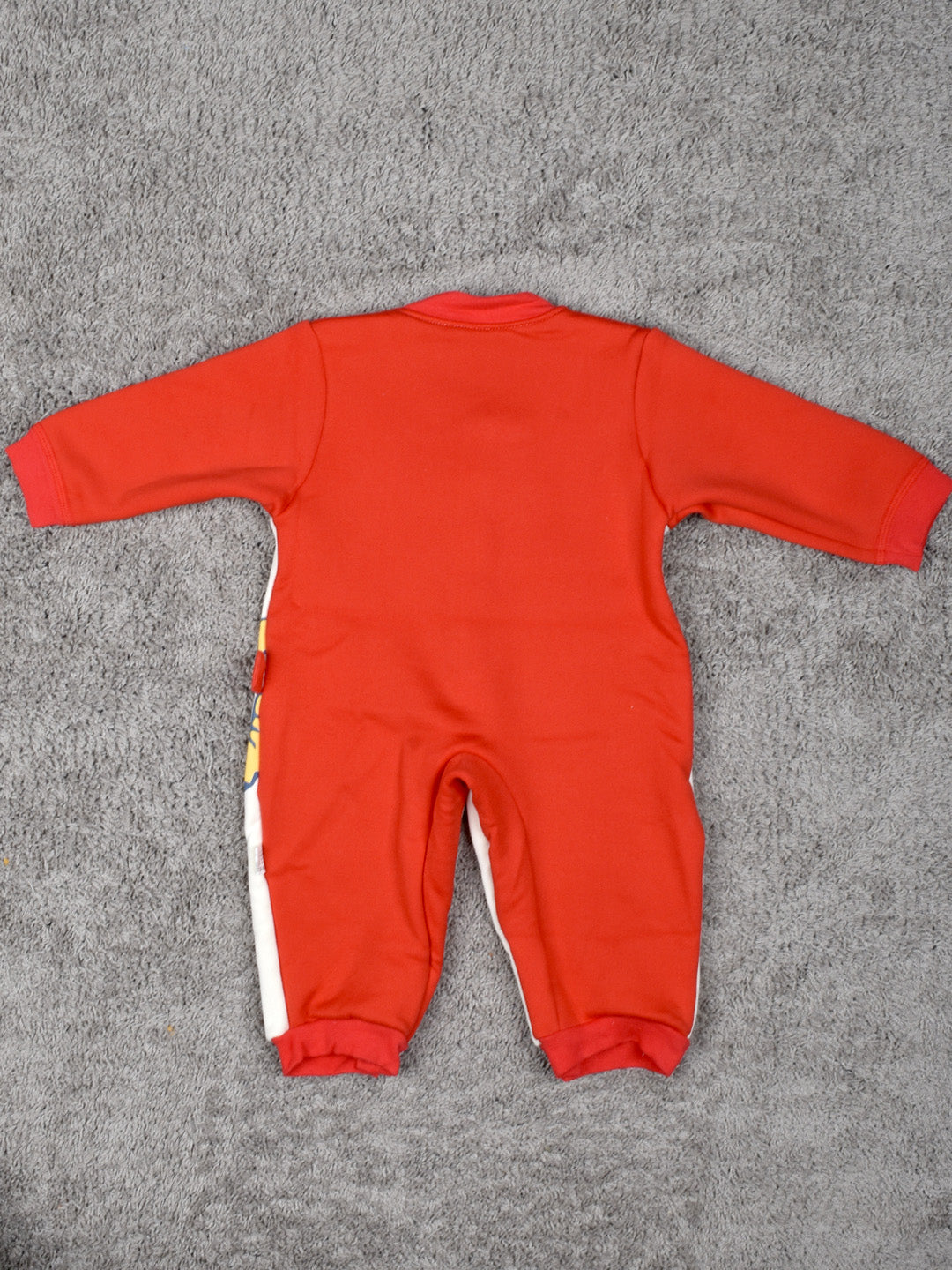 Moms Home Organic Cotton Baby Full Length Winter Romper Gift Set 14 - Red