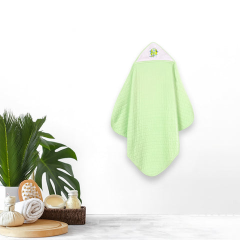 Ultra Soft Cotton Baby Hooded Towel | 70x70 cm | 0-3 Months