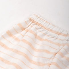 Baby's Warm Unisex Cotton Suit Set - 1 Pajama and 1 Shirt - Peach